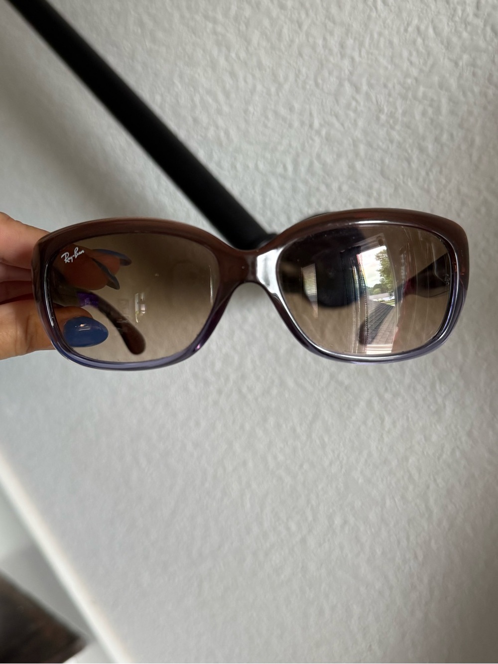Ray-Ban Jackie Ohh Sunglasses RB4101 in Polished Brown - Picture 16 of 16